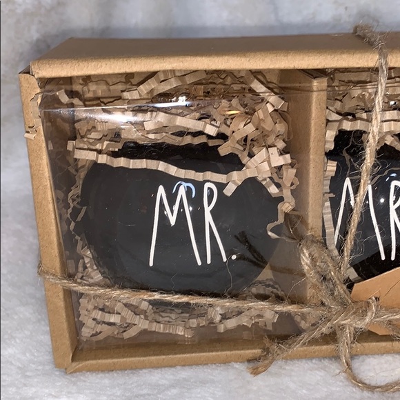 SOLD Rae Dunn Mr Mrs 2019 Ornaments - Picture 3 of 5